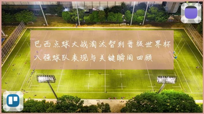 巴西点球大战淘汰智利晋级世界杯八强球队表现与关键瞬间回顾