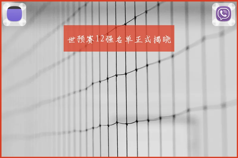世预赛12强名单正式揭晓